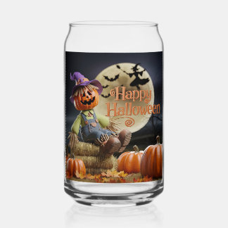 Verre Canette L'automne laisse Citrouille Mug