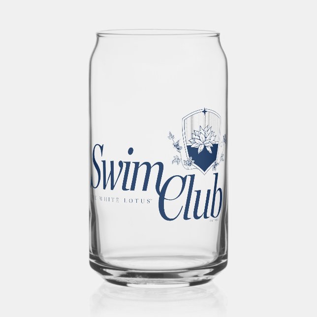 Verre Canette Le Club de natation White Lotus (Recto)