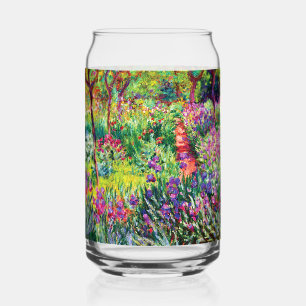 Verre Canette Le jardin d'Iris à Giverny par Claude Monet