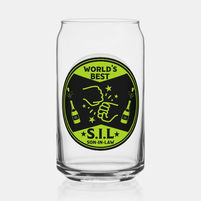 Verre Canette Le meilleur gendre du monde (Recto)
