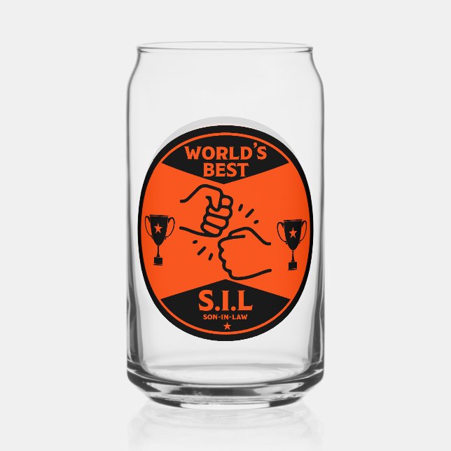 Verre Canette Le meilleur gendre du monde (Recto)