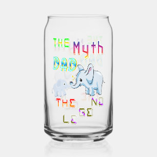 Verre Canette Le Mythe Papa La Légende