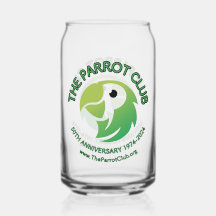 Le Parrot Club 50e anniversaire Can Glass