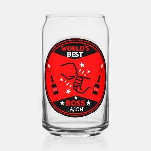 Verre Canette Le plus grand patron du monde