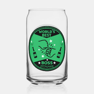 Verre Canette Le plus grand patron du monde