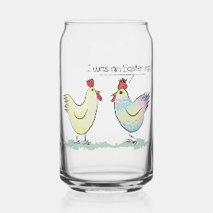 Verre Canette Le poulet drôle était un oeuf de Pâques