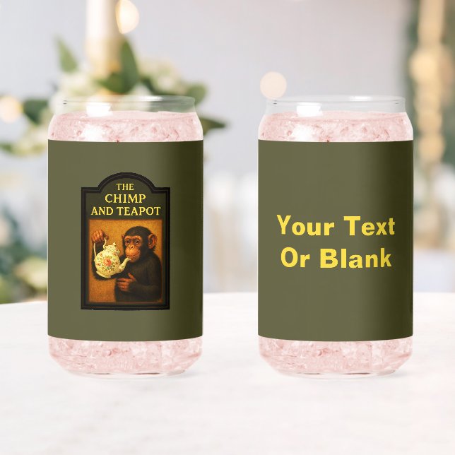 Verre Canette Le Pub De Chimp Et Teapot (Insitu (Mariage))