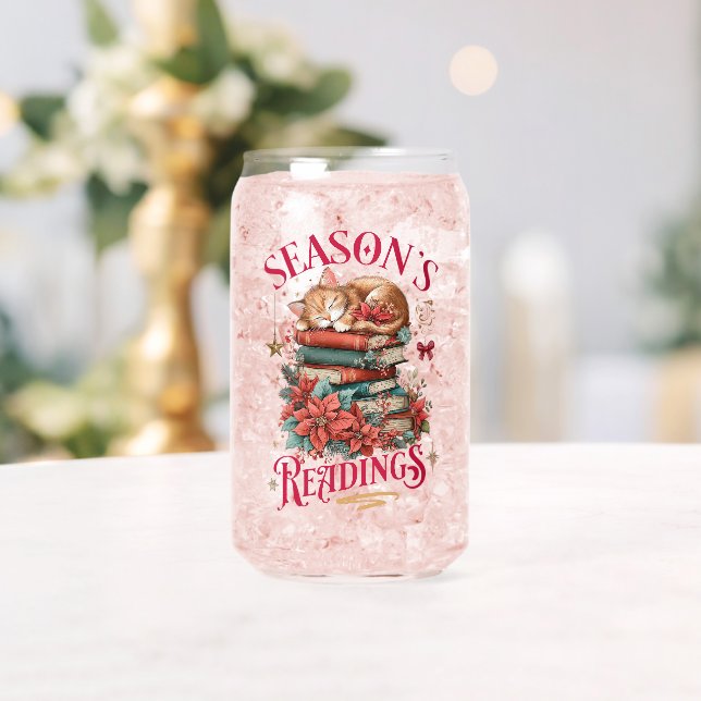 Verre Canette Lectures de saison Kitten Cozy  (Insitu (Mariage))