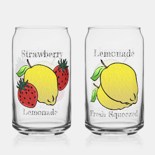 Verre Canette Lemonade & Fraise Lemonade personnalisée
