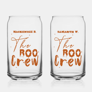 Verre Canette L'ensemble de boissons Halloween Boo Crew