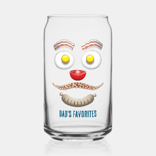VERRE CANETTE LES FAVORIS DU BRUNCH DE PAPA FÊTE DES PÈRES