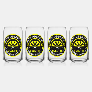 Verre Canette Les fléchettes de pub classiques