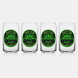 Verre Canette Les fléchettes de pub classiques
