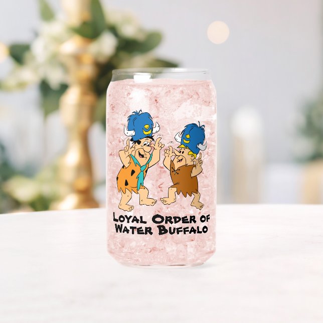 Verre Canette Les Pierrafeu | Buffles d'eau Fred & Barney (Insitu (Mariage))