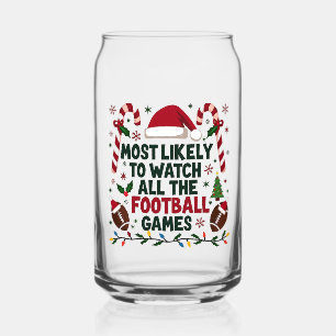 Verre Canette Les plus susceptibles de regarder tous les jeux de