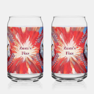 Verre Canette L'esprit de 1776, 2026 l'aigle rouge de feu d'Amér