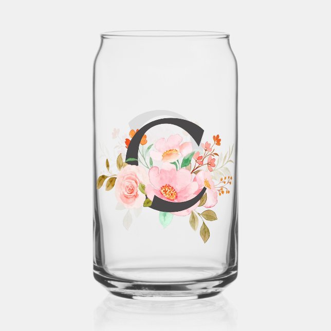 Verre Canette Lettre C (Recto)