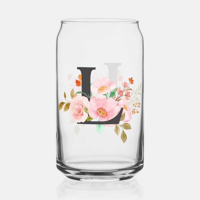 Verre Canette Lettre L (Recto)