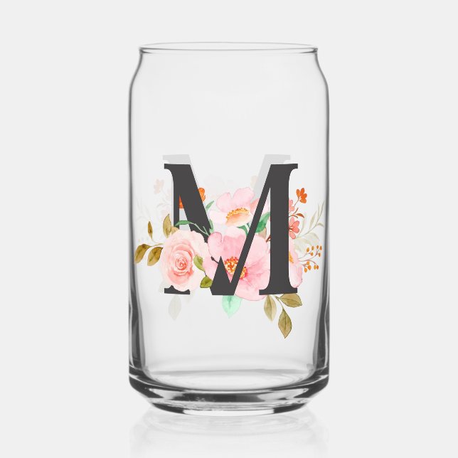 Verre Canette Lettre M (Recto)