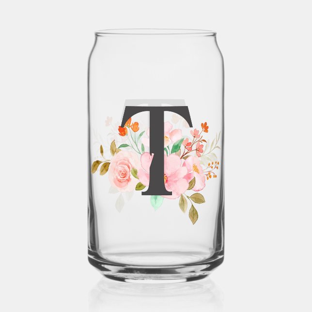 Verre Canette Lettre T (Recto)