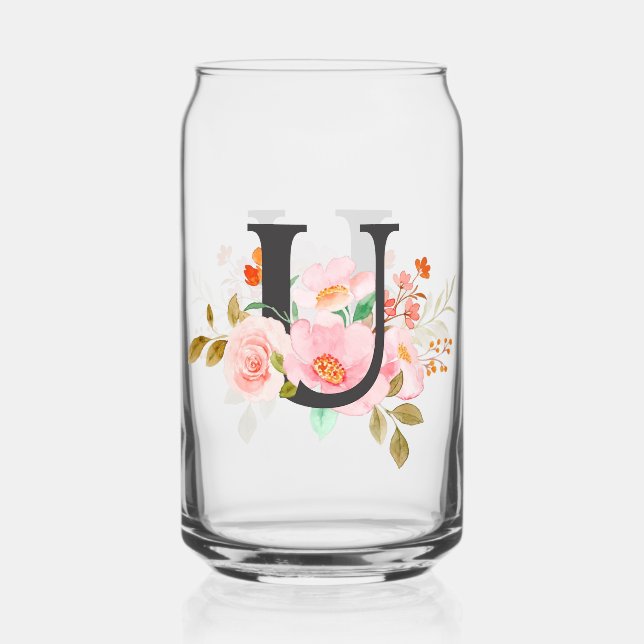 Verre Canette Lettre U (Recto)
