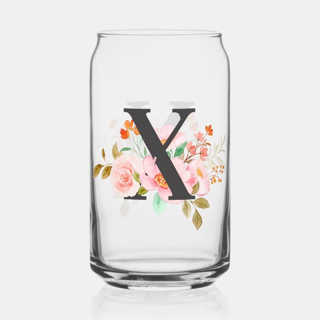 Verre Canette Lettre X (Verso)