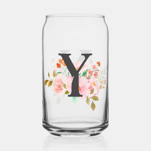 Verre Canette Lettre Y