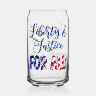 Verre Canette Liberté Et Justice Pour Tous