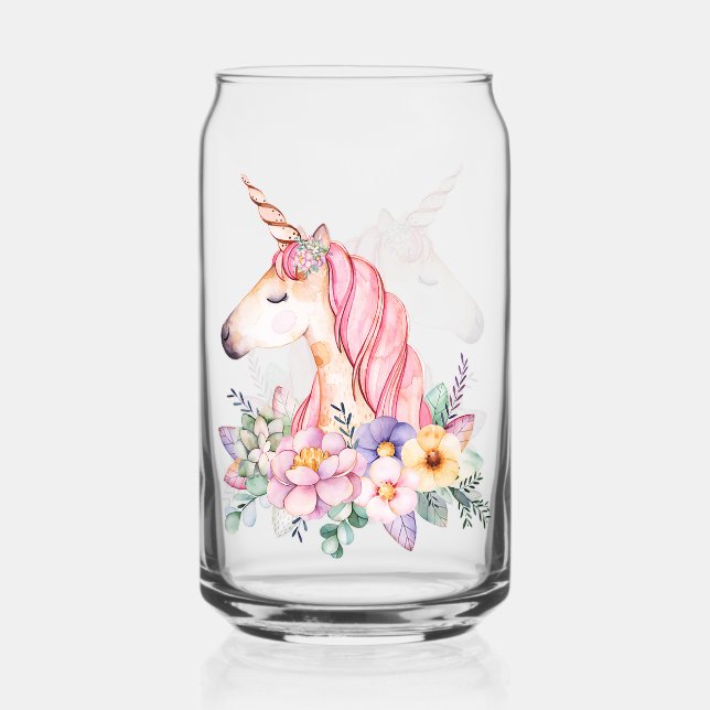 Verre Canette Licorne (Recto)