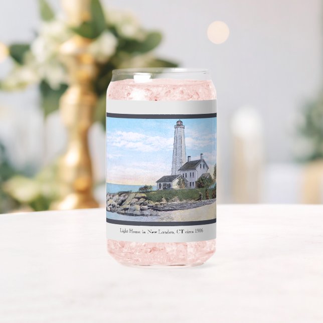 Verre Canette Light House New London CT (Insitu (Mariage))