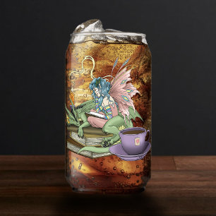 Verre Canette Livres de thé d'amitié de fée dragon
