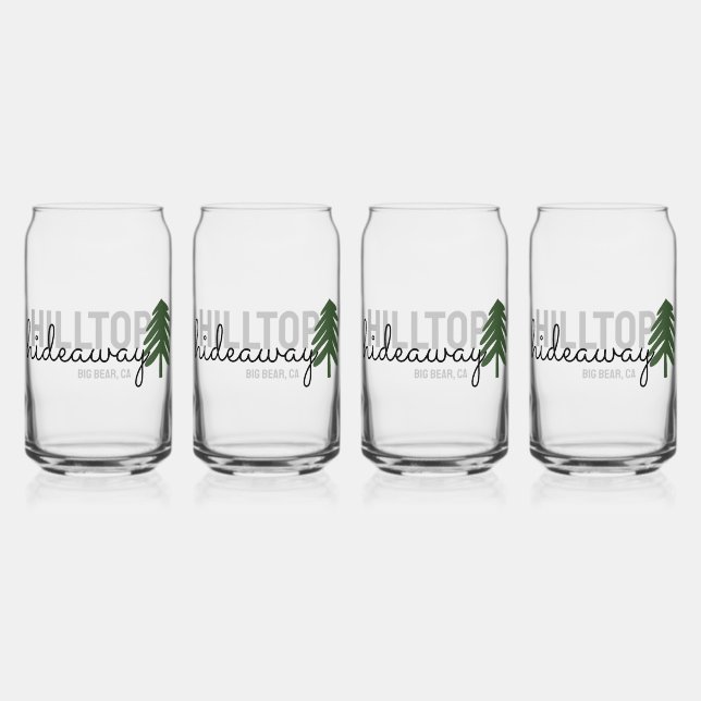 Verre Canette Location de vacances Cabine Pine Mountain - (Recto)