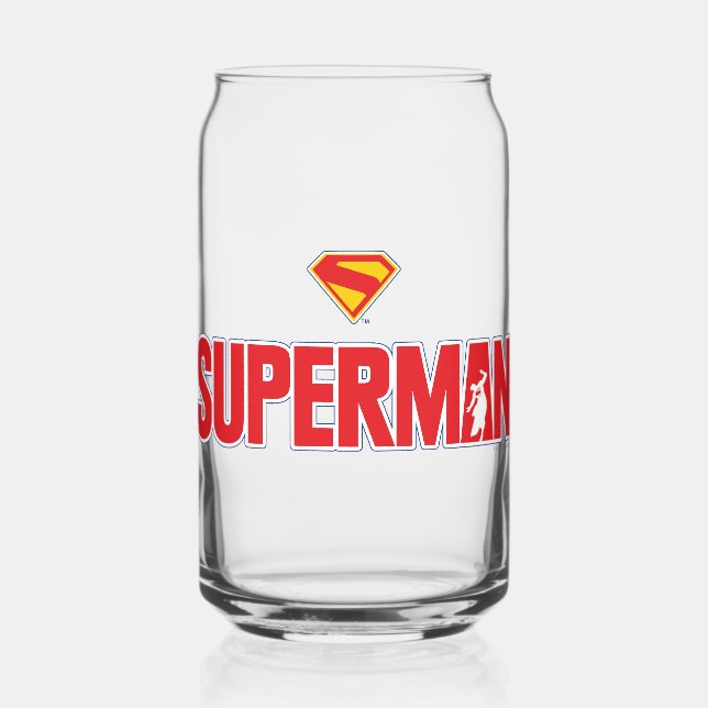 Verre Canette Logo classique Superman Bold (Recto)