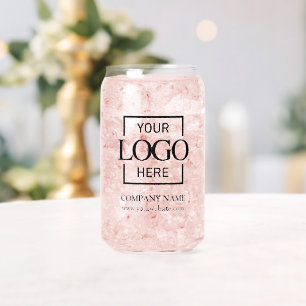 Verre Canette Logo d'entreprise personnalisé pour la marque de l