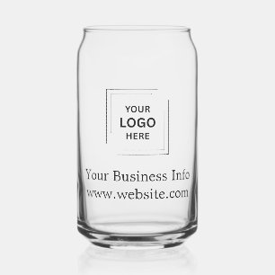 Verre Canette Logo d'entreprise Promotionnel Moderne pour les En