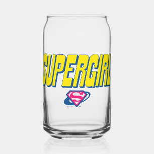 Verre Canette Logo Pop Supergirl