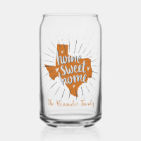 Longhorn Burnt Orange Home Sweet Home - Texas