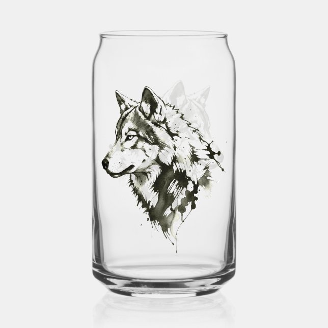 Verre Canette Loup (Recto)