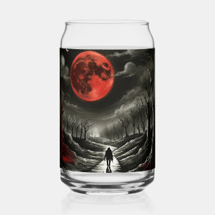 Verre Canette Lune de sang