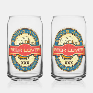 Verre Canette Lunettes de 16oz pour bière