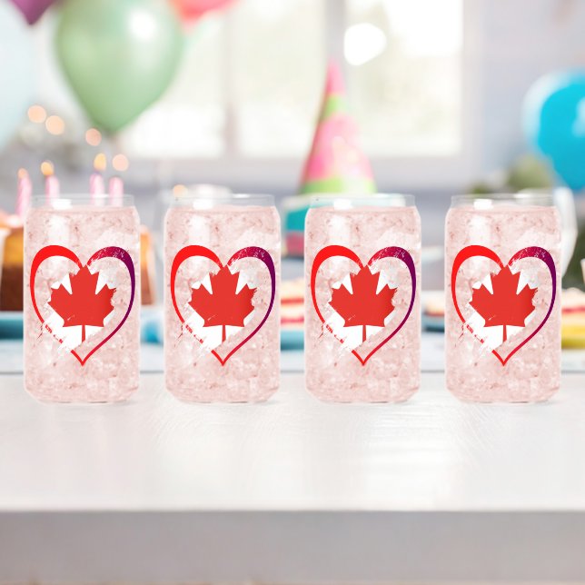 Verre Canette Lunettes de jour du Canada (Insitu (Anniversaire))