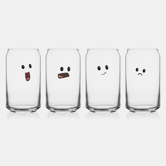 Verre Canette Lunettes de support émotionnel (Recto)