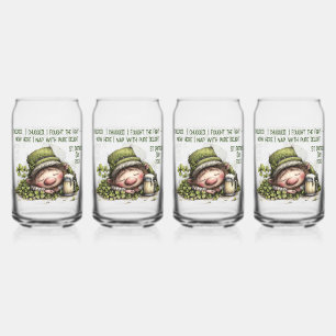 Verre Canette Lutins Endormis