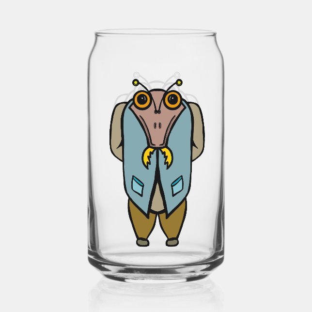 Verre Canette M. Bug line art (Verso)