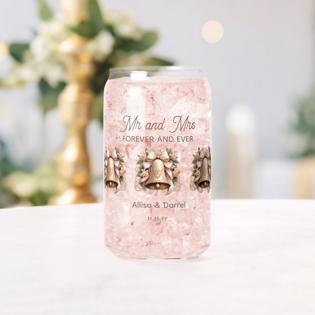 Verre Canette M. et Mme Soda Glass (Insitu (Mariage))