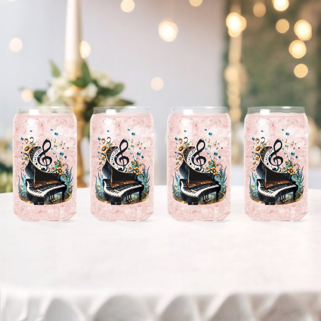 Verre Canette Magnifique piano à imaginaire incurvé (Insitu (Mariage))