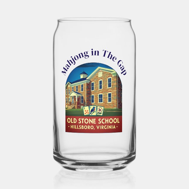 Verre Canette Mahjong in the Gap - Beverage Glass (Recto)