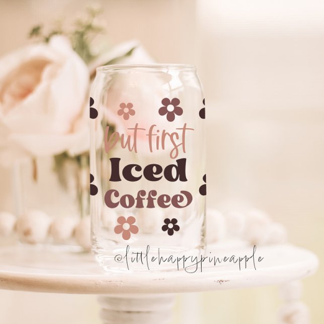 Verre Canette Mais le premier café (Créateur téléchargé)