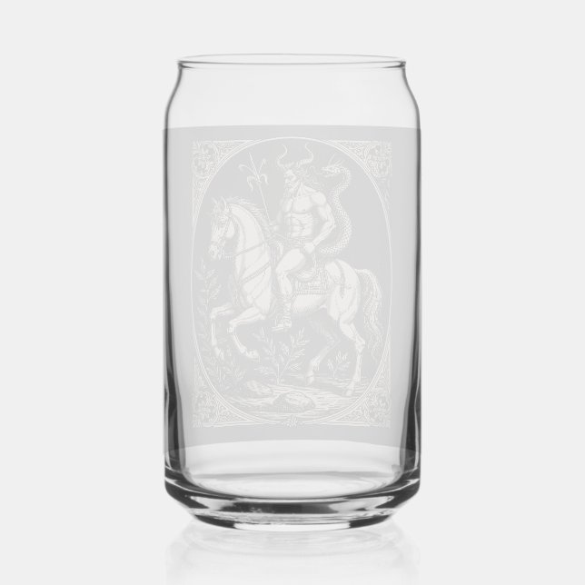 Verre Canette Majesté guerrière du démon Bathin (Recto)