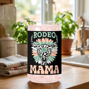 Verre Canette Maman Cowgirl de Rodéo   Fête des Mères Western Un